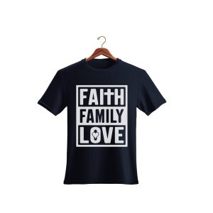 Polera FAITH FAMILY LOVE