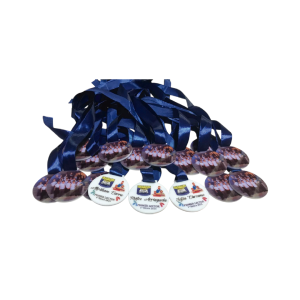 Medalla de Acrílico 6 cm Premium (5 mm) – Personalización Full Color por Sublimación